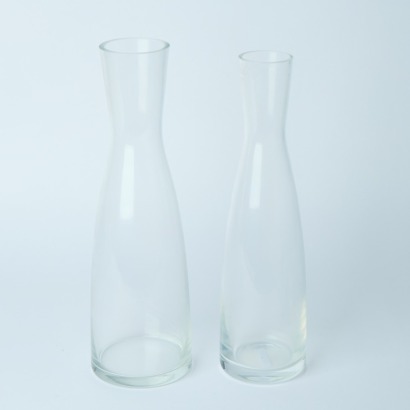 A Pair of Glass Vases