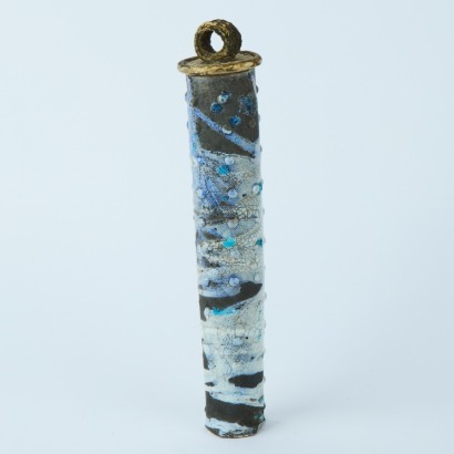A Tall Ceramic Lidded Vessel