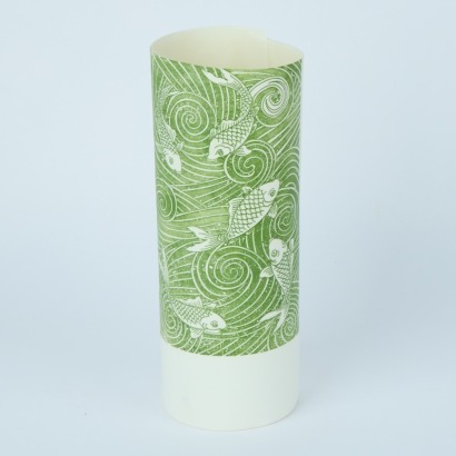 A Koi Fish Ceramic Vase by Samantha Robinson