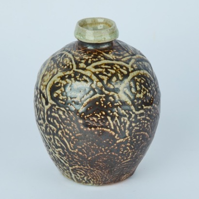 A Salt-Glazed Vase
