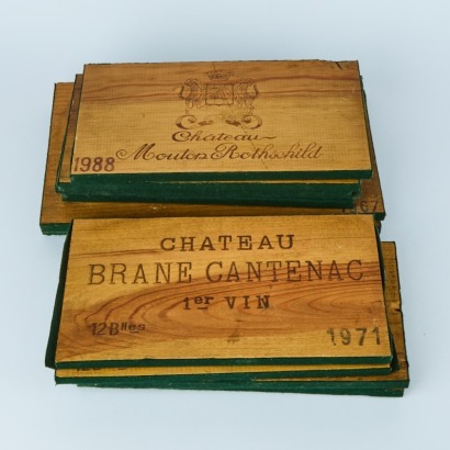 A Set of Ten French Wine Box Trivets