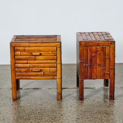 A Pair of Two-Drawer Bedside Units