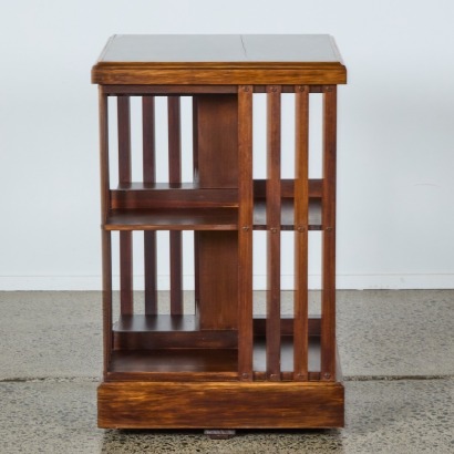 A Vintage Revolving Bookcase
