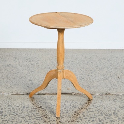 A Stripped and Sanded Vintage Wine Table
