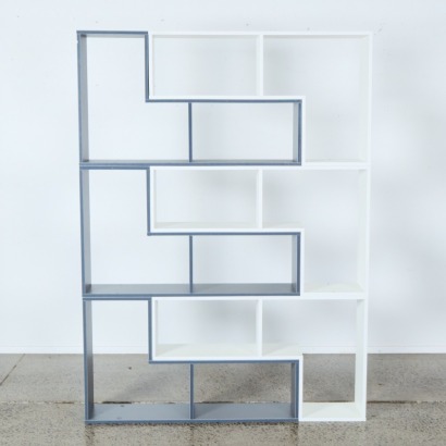 A Two-Tone Zig Zag Bookcase