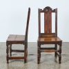 A Pair of English Oak Dining Chairs, c. 17th-Century - 2