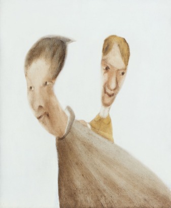 TONY FOMISON Winters Walk; "Her and the Puppet"