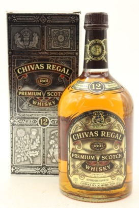 (1) Chivas Regal 12 Year Old Blended Scotch Whisky, 40% ABV, 1000ml (GB)