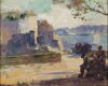 SYDNEY LOUGH THOMPSON Brittany Foreshore with Figures