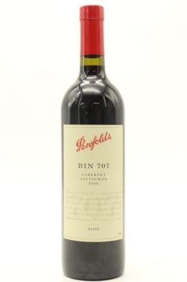 (1) 2008 Penfolds Bin 707 Cabernet Sauvignon, South Australia