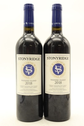 (2) 2018 Stonyridge Vineyard Larose, Waiheke Island