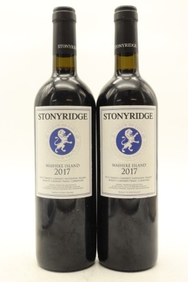 (2) 2017 Stonyridge Vineyards Coeur de Lion, Waiheke Island