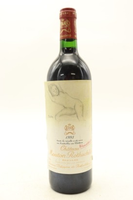 (1) 1993 Chateau Mouton Rothschild, Pauillac [JR19] (TOL)