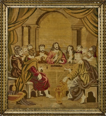 A Vintage Last Supper Tapestry