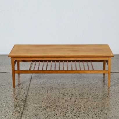 A Mid-Century Coffee Table with Magazine Racking