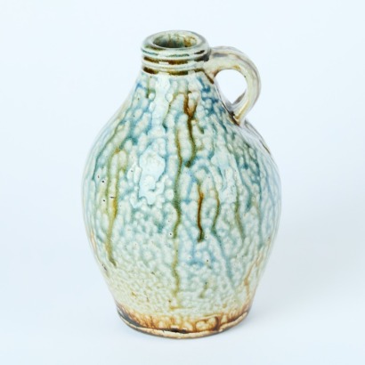 A Salt Glaze Mark Goody Swigging Flask