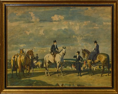 A Vintage Alfred James Munnings Reproduction Print