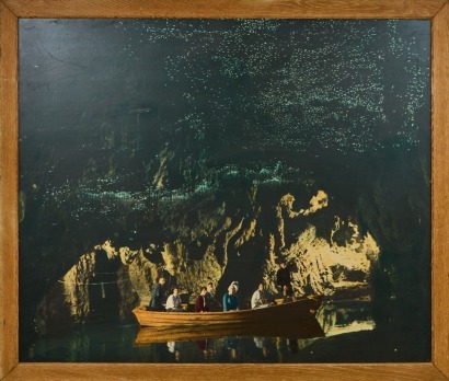 A Retro Cave Reproduction Print