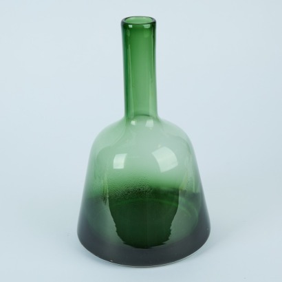 A Vintage Green Decanter, Attributed to Blenko