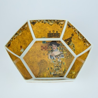A Goebel Artis Orbis Gustav Klimt Adele Bloch-Bauer Porcelain Bowl