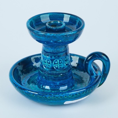 A Rimini Blue Candlestick for Bitossi