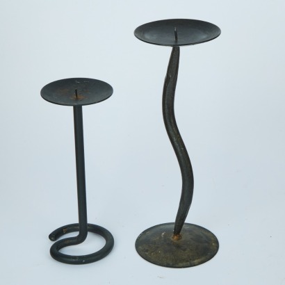 A Pair of Organic Candleholders