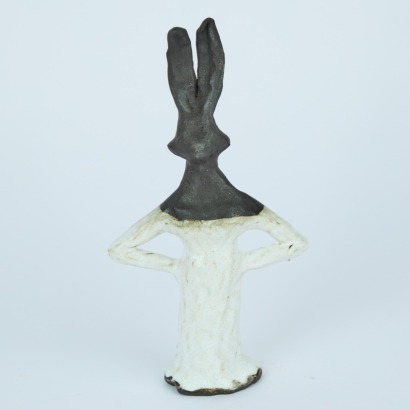A Ceramic Form Rabbit Figure