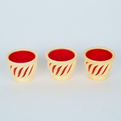A Trio of West German Egg Cups