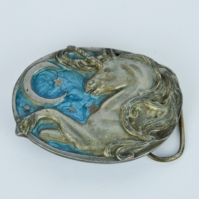 A Siskiyou Unicorn Belt Buckle, 1983