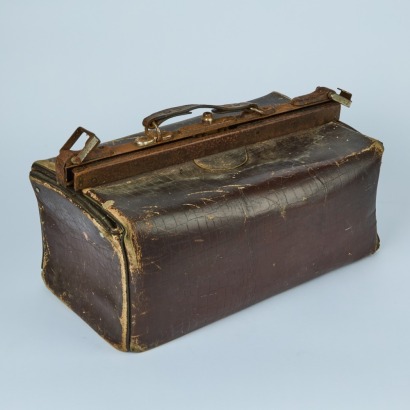 An Old Leather Doctors Bag