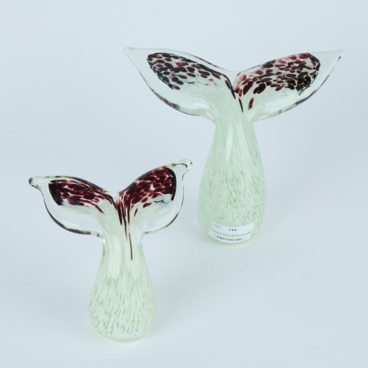 A Pair of Limited Edition Whale Tales by NZ Collection