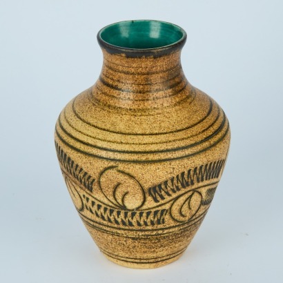A Mid-Century German Pottery Vase