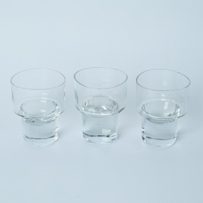 A Trio of Vintage Ikea Tumblers by Timo Sarpaneva for Iittala