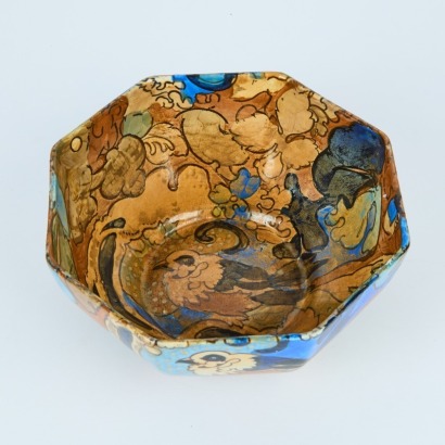 A Rare Art Deco Amstel Bowl by Frederick Rhead