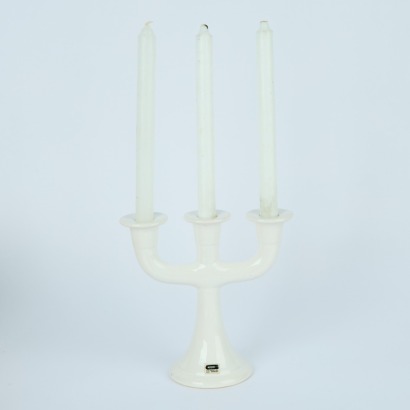 A Mid-Century Swedish Guldkroken HJO Ceramic Candelabra