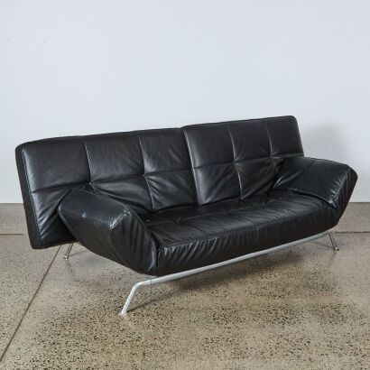 A Leather Smala Sofa by Pascal Mourgue for Ligne Roset