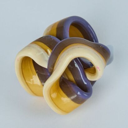 A Handmade Ring by Andrea Corsi and Gaetano Pesce for Fish Design