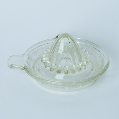 A Vintage Glass Lemon Squeezer