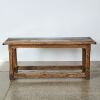 An English Oak Plank Topped Table, c. 17th Century