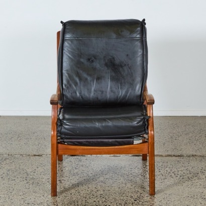 A Vintage Leather Armchair