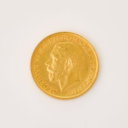 A full, 1911 Sovereign Coin of 22mm in Diameter
