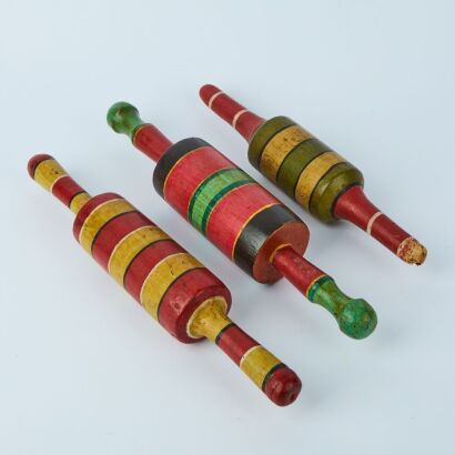 A Trio of Wooden Rolling Pins