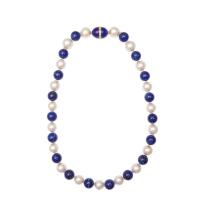 Autore South Sea Pearl, Lapis Lazuli and Diamond Necklace