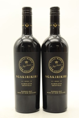 (2) 2019 Villa Maria The Gravels Ngakirikiri, Gimblett Gravels