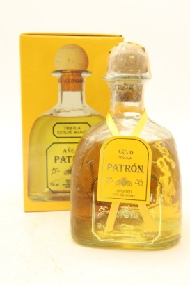 (1) Patron Tequila Anejo, Jalisco, Mexico, 40% ABV, 750ml