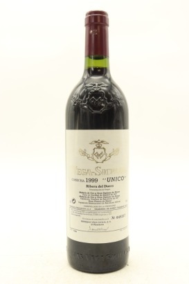 (1) 1999 Vega Sicilia Unico Gran Reserva, Ribera del Duero [JR17] [RP95] [WS94]