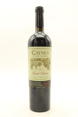 (1) 2009 Caymus Vineyards Special Selection Cabernet Sauvignon, Napa Valley [RP97] [WE97] [WS93]