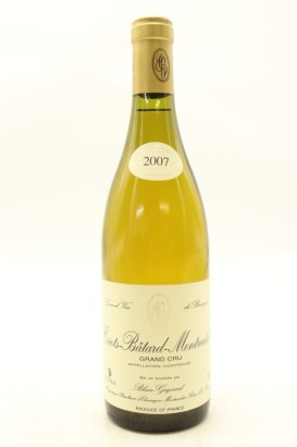 (1) 2007 Domaine Blain-Gagnard Criots-Batard-Montrachet Grand Cru, Cote de Beaune [JR17] [WS93]