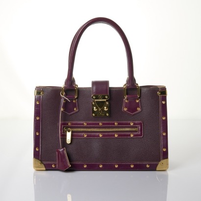 Louis Vuitton, Plum Suhali Leather Le Fabuleux Bag