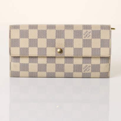Louis Vuitton, Damier Azur, Sarah Continental Wallet